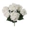 20" Hydrangea Bush - 7 Silk Flowers with Lifelike Leaves, Artificial Greenery, Perfect for Home, Office & Wedding Décor - Spring & Year-Round Accent, Floral Home by Artificial Flowers